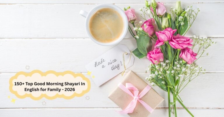 Good Morning Shayari In English for Family