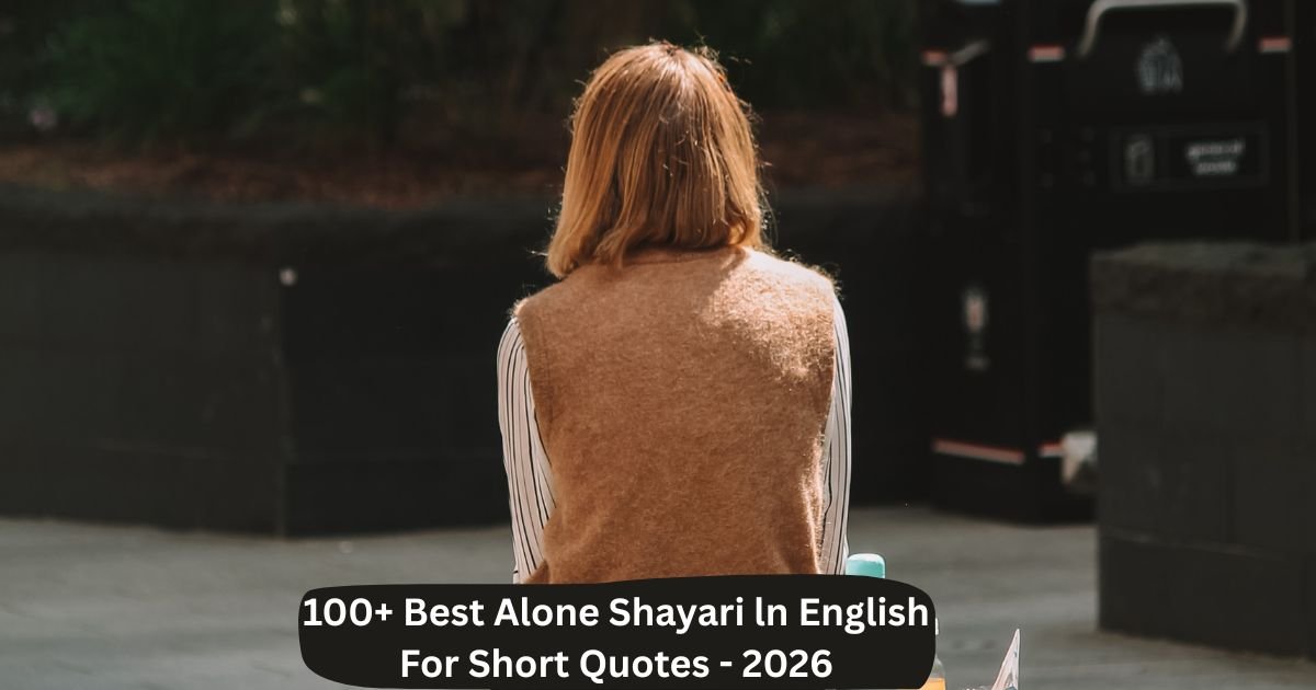 Alone Shayari ln English