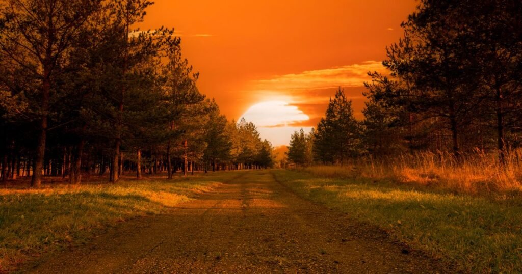 Famous poetry on sunset