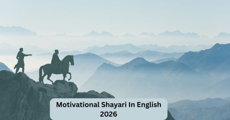 Motivational Shayari In English