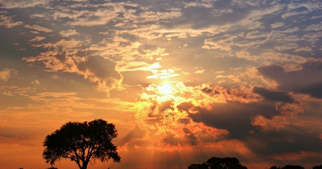 Sunset shayari on life